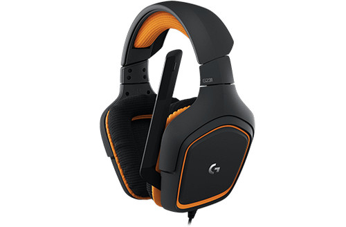 Logitech G G231 PRODIGY Casque Avec fil Arceau Jouer Noir, Orange - 981-000625