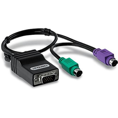Trendnet  câble PS/2 0,4 m 2x 6-p Mini-DIN Noir - TK-CAT5P