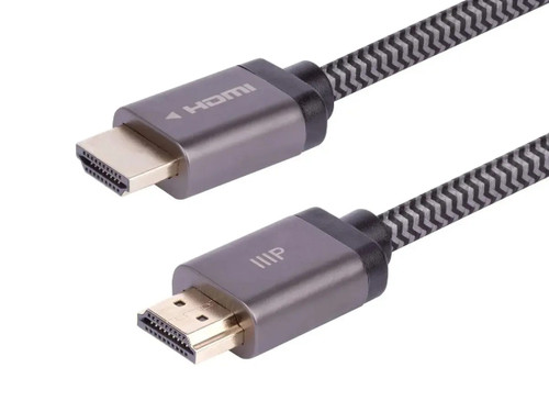 Monoprice  câble HDMI 7,62 m HDMI Type A (Standard) Noir, Gris - 44340
