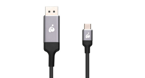 iogear  câble vidéo et adaptateur 2 m USB Type-C DisplayPort Noir - G2LU3CDP22