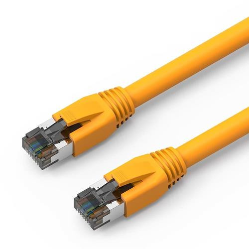 Axiom  câble de réseau Jaune 0,6 m Cat8 SF/UTP (S-FTP) - C8SBSFTP-Y2-AX
