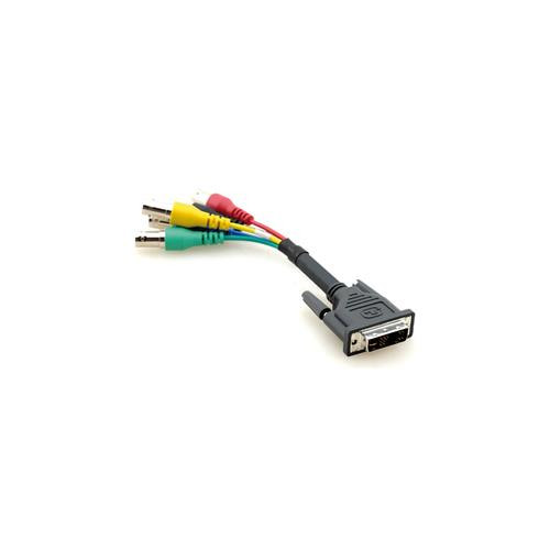 Kramer Electronics ADC-DMA/5BF-1 0,3 m DVI-A 5 x BNC Multicolore - 99-9491101