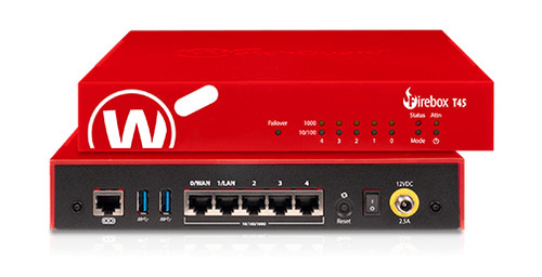 WatchGuard Firebox T45-PoE pare-feux (matériel) 3,94 Gbit/s - WGT47031-US