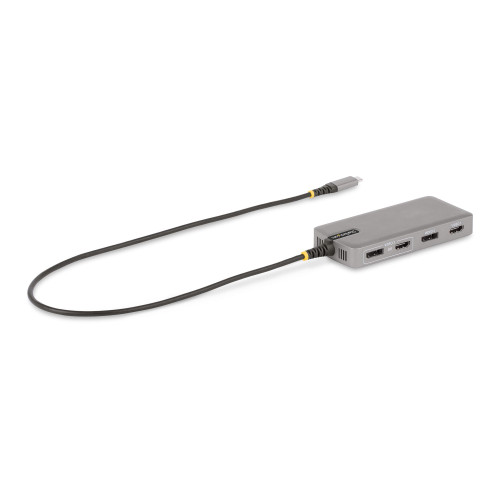 StarTech.com Adaptateur USB-C Triple Moniteur Multiport - Double HDMI 4K 60Hz + 4K 30Hz et DisplayPort, Hub USB 10Gbps 3 ports, 100W PD Pass-Trough, GbE, Station d'Acceuil de Voyage, Windows et ChromeOS - 117B-USBC-MULTIPORT