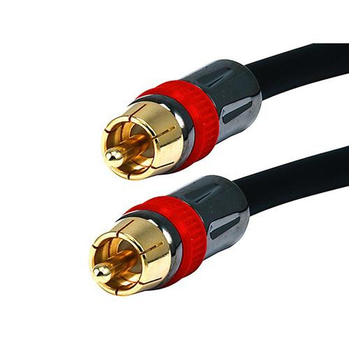 Monoprice  câble coaxial 22,86 m RCA Noir - 5871