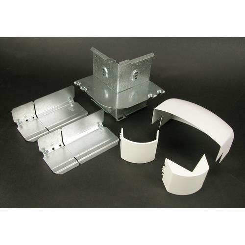 WIREMOLD  Plaque de commutation et obturateur Blanc - DS4018-BK