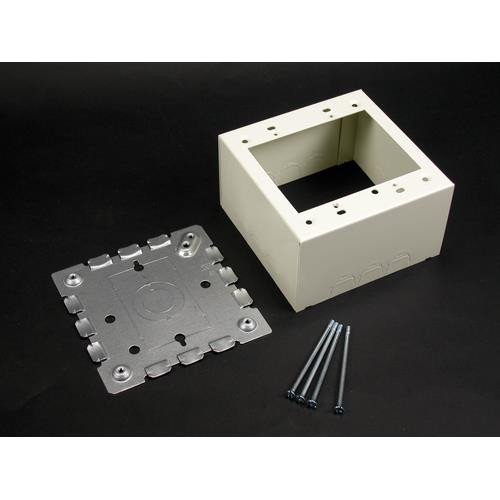 WIREMOLD  Plaque de commutation et obturateur Ivoire - 5744S-2WHC