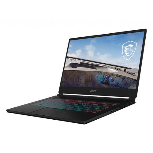 MSI Stealth 15M B12UE-040 Intel® Core™ i7 i7-1260P Ordinateur portable 39,6 cm (15.6") Full HD 16 Go DDR4-SDRAM 512 Go SSD NVIDIA GeForce RTX 3060 Wi-Fi 6 (802.11ax) Windows 11 Pro Noir - STEALTH 15M B12UE-040