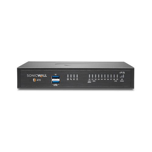 SonicWall TZ470 pare-feux (matériel) 3,5 Gbit/s - 02-SSC-6385