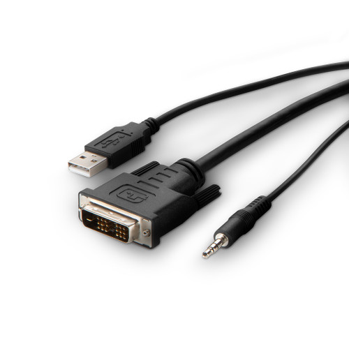 Belkin F1DN1CCBL-DH6t câble kvm Noir 1,8 m - F1DN1CCBL-DH6T