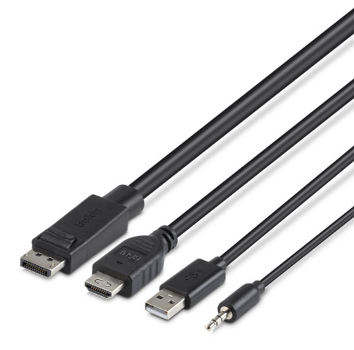 Belkin F1DN2CC-HHPP10t câble kvm Noir 3 m - F1DN2CC-HHPP10T