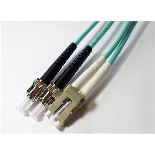 Axiom 1m LC/ST câble InfiniBand et à fibres optiques Turquoise - LCSTOM4MD1M-AX