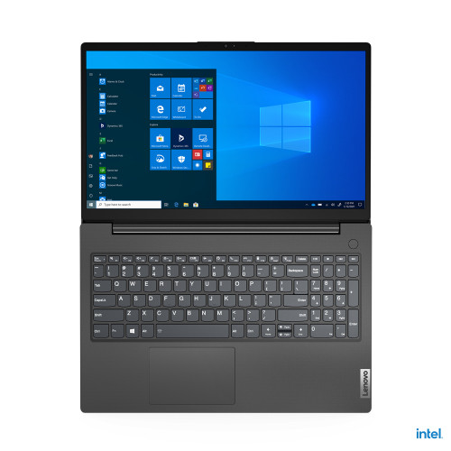 Lenovo V15 G2 ITL Intel® Core™ i3 i3-1115G4 Ordinateur portable 39,6 cm (15.6") Full HD 8 Go DDR4-SDRAM 256 Go SSD Wi-Fi 5 (802.11ac) Windows 10 Pro Français Noir - 82KB00C2CA