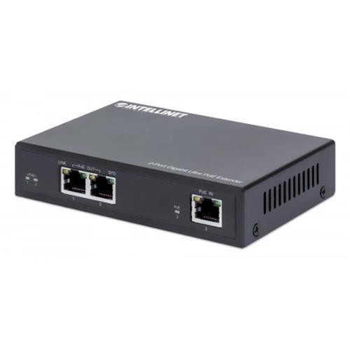Intellinet  prolongateur réseau Émetteur réseau Noir 10, 100, 1000 Mbit/s - 561600