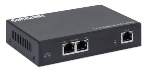 Intellinet  prolongateur réseau Émetteur réseau Noir 10, 100, 1000 Mbit/s - 561600