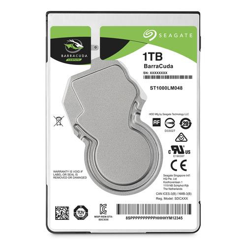 Seagate Barracuda 2.5" disque dur 1 To 5400 tr/min 128 Mo 2.5" Série ATA III - ST1000LM048