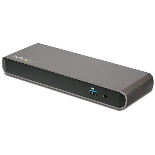 StarTech.com  station d'accueil Avec fil USB 3.2 Gen 1 (3.1 Gen 1) Type-C Noir, Gris - TB3DK2DPPD