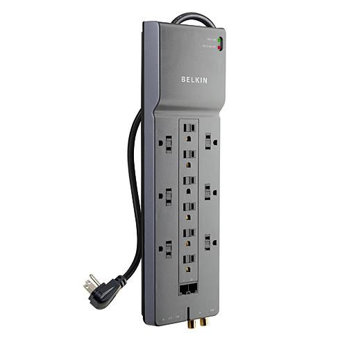 Belkin 12-Outlet Surge Suppressor Noir 12 sortie(s) CA 125 V - BE112234-10