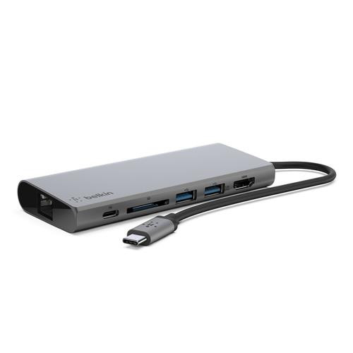 Belkin  station d'accueil USB 3.2 Gen 1 (3.1 Gen 1) Type-C Gris - F4U092BTSGY