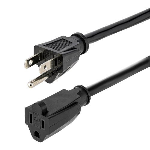 StarTech.com  câble électrique Noir 4,5 m NEMA 5-15R NEMA 5-15P - HX-15F-POWER-CORD