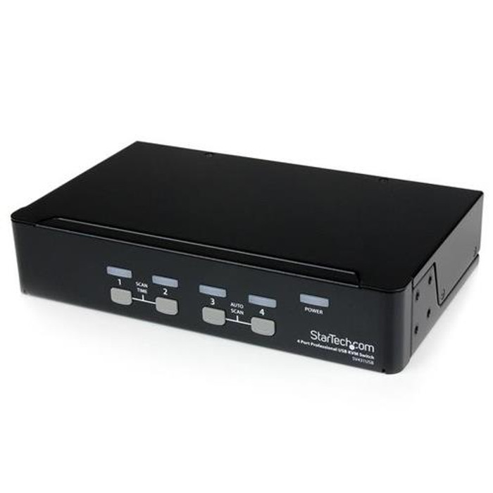 StarTech.com Commutateur KVM 4 Ports VGA USB, Montage en Rack - Switch KVM - 1920x1440 - SV431USB