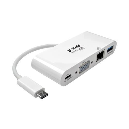 Tripp Lite  adaptateur graphique USB 1920 x 1080 pixels Blanc - U444-06N-VGU-C