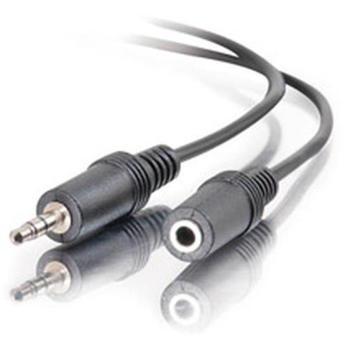 C2G 6ft 3.5mm Stereo Audio Extension Cable M/F câble audio 1,8 m 3,5mm Noir - 13787