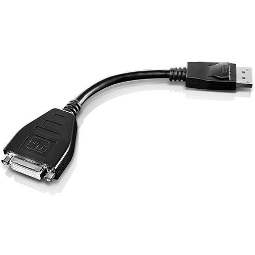 Lenovo  câble vidéo et adaptateur 0,2 m DVI-D DisplayPort Noir - 45J7915