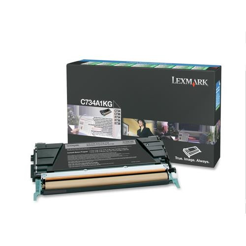 Lexmark  Cartouche de toner 1 pièce(s) Original Noir - C734A1KG
