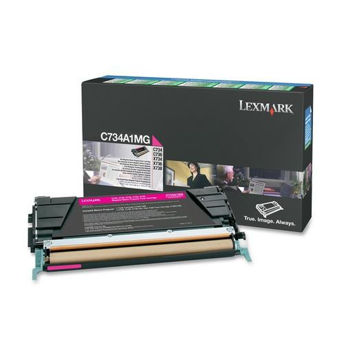 Lexmark  Cartouche de toner 1 pièce(s) Original Magenta - C734A1MG