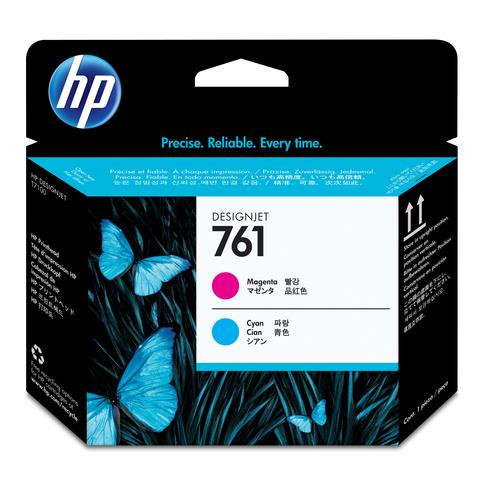 HP 761 tête d'impression Designjet magenta/cyan - CH646A