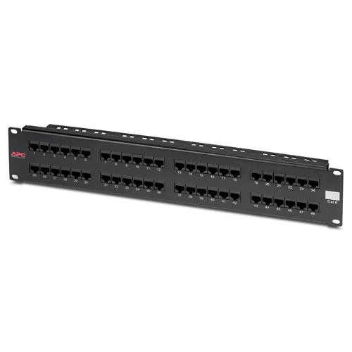 APC 48 Port Cat6 Network Patch Panel - CAT6PNL-48