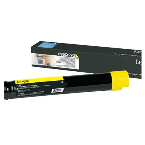Lexmark  Cartouche de toner 1 pièce(s) Original Jaune - C950X2YG