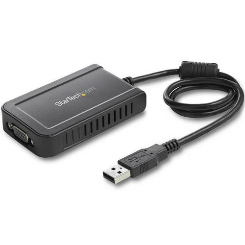 StarTech.com Adaptateur vidéo USB 2.0 vers VGA - Carte graphique externe - M/F - 1920x1200 - USB2VGAE3