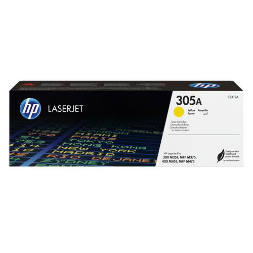 HP 305A toner LaserJet jaune authentique - CE412A