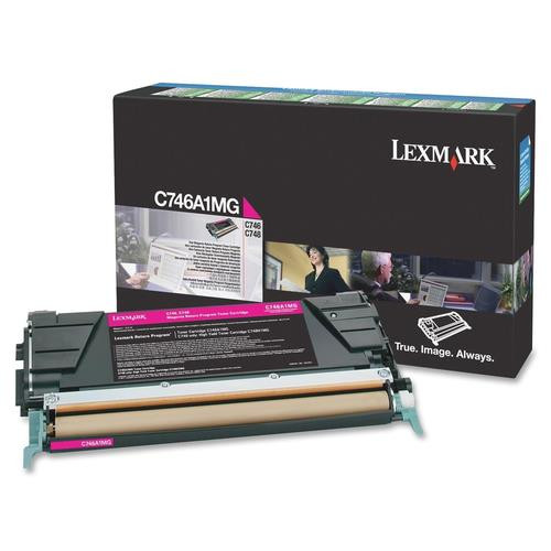 Lexmark  Cartouche de toner 1 pièce(s) Original Magenta - C746A1MG