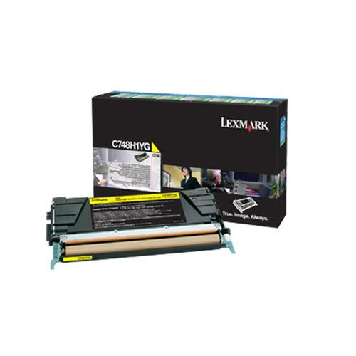 Lexmark  Cartouche de toner 1 pièce(s) Original Jaune - C748H1YG