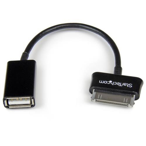 StarTech.com Câble USB OTG Samsung Galaxy Tab - Adaptateur OTG USB Type A femelle - 1 mètre - SDCOTG