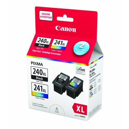 Canon PG-240XL/CL-241XL cartouche d'encre Original Noir, Cyan, Magenta, Jaune - 5206B020
