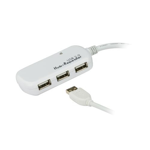 ATEN Rallonge USB 2.0 avec concentrateur à 4 ports - 12 m - UE2120H