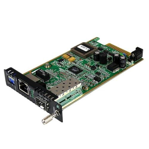 StarTech.com Module Convertisseur RJ45 Gigabit Ethernet sur Fibre Optique avec SFP Ouvert - 1000Mbps - ET91000SFP2C