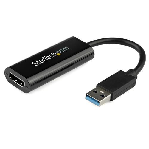 StarTech.com Adaptateur USB 3.0 vers HDMI, Convertisseur de Moniteur USB vers HDMI pour Windows, 1080P (pas de support pour macOS/ChromeOS/Linux) - TAA - USB32HDES