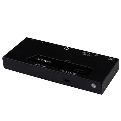 StarTech.com Commutateur vidéo HDMI à 2 ports avec commutation automatique et prioritatire - Switch HDMI - 1080p - VS221HDQ