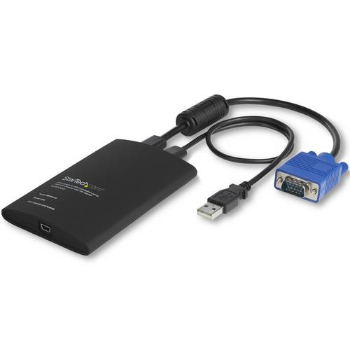 StarTech.com Adaptateur Crash Cart USB - Adaptateur Crash Cart KVM USB pour Ordinateur Portable - Crash Cart de Salle de Serveurs - Datacenter Crash Cart - Crash Cart Informatique - NOTECONS02