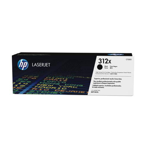 HP Cartouche 312X toner Noir LaserJet à rendement élevé - CF380X