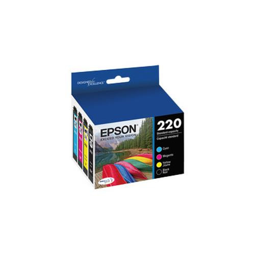 Epson T220120-BCS cartouche d'encre 4 pièce(s) Original Noir, Cyan, Magenta, Jaune - C13T220120-BCS