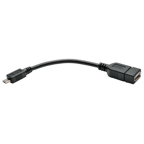 Tripp Lite  câble USB 0,15 m Micro-USB B USB A Noir - U052-06N
