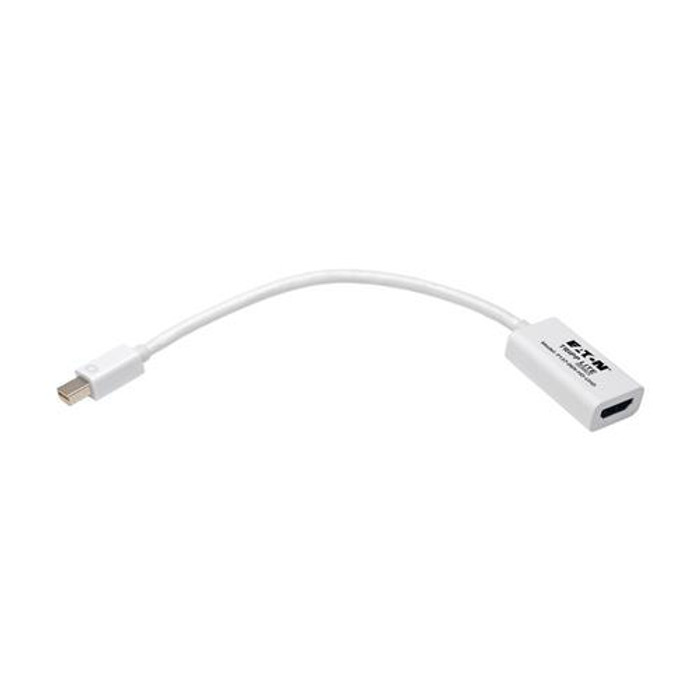 Tripp Lite  câble vidéo et adaptateur 0,1524 m Mini DisplayPort HDMI Blanc - P137-06N-HD-UHD