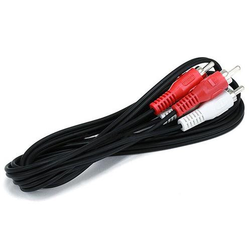 Monoprice  câble audio 1,8 m 2 x RCA Noir - 659