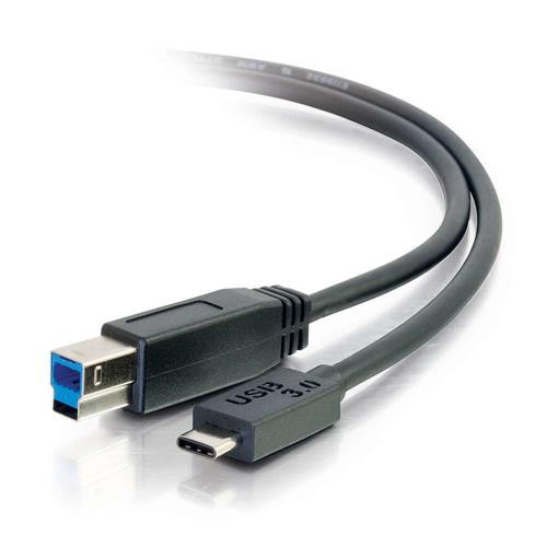 C2G 6ft, USB 3.0 Type C, USB B câble USB USB 3.2 Gen 1 (3.1 Gen 1) 1,8288 m USB C Noir - 28866